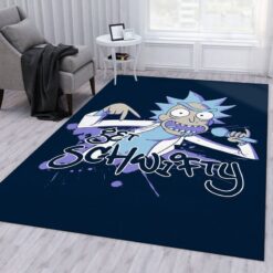 Rick And Morty Get Schwifty Rick Area Rug