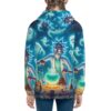 Rick and Morty Ghostly Lab Experiment Hoodie mockup back