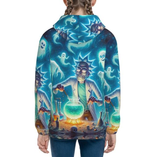 Rick and Morty Ghostly Lab Experiment Hoodie mockup back