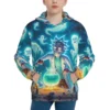 Rick and Morty Ghostly Lab Experiment Hoodie mockup front