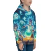 Rick and Morty Ghostly Lab Experiment Hoodie mockup right