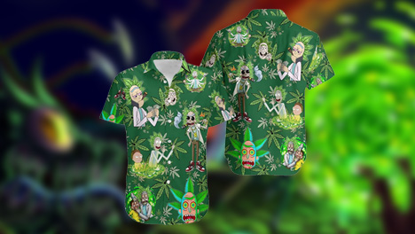 Rick and Morty Hawaiian Shirts