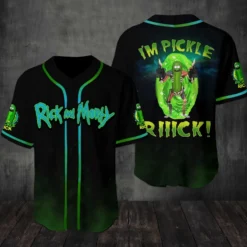 Rick and Morty I am Pickle Rick Baseball Jersey