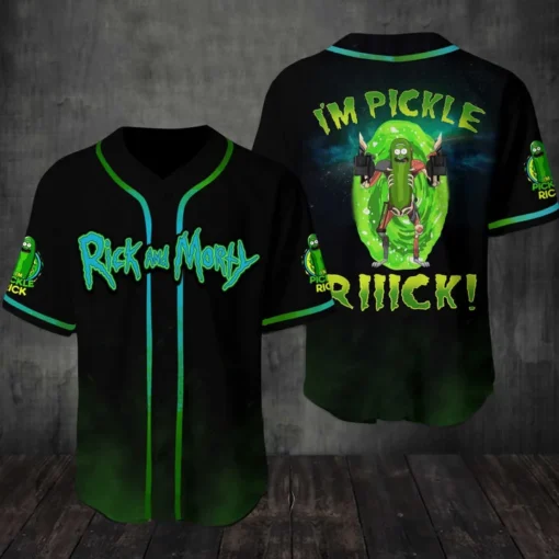 Rick and Morty I am Pickle Rick Baseball Jersey