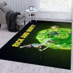 Rick And Morty Interdimensional Adventure Portal Rug