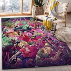 Rick And Morty Interdimensional Chaos Battle Rug