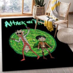 Rick and Morty Interdimensional Chaos Rug