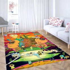 Rick And Morty Interdimensional Chaos Showdown Rug