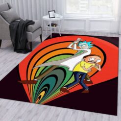 Rick and Morty Interdimensional Twist Rug