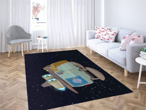 Rick And Morty Intergalactic Cruiser Rug
