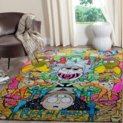 Rick and Morty Intergalactic Madness Rug