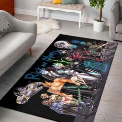 Rick And Morty Intergalactic Villain Squad Rug