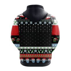 Rick and Morty Let's Get Schwifty Christmas Hoodie back