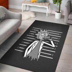 Rick And Morty Mugshot Rick Rug