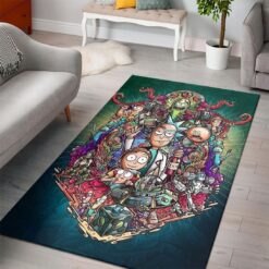 Rick and Morty Multiverse Adventure Rug