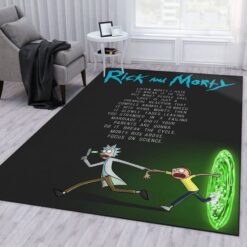 Rick and Morty Multiverse Escape Rug
