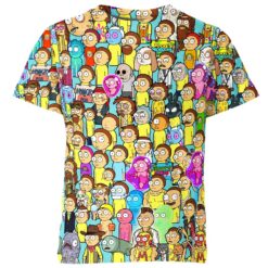 Rick And Morty Multiverse Madness All-Over Print Shirt front
