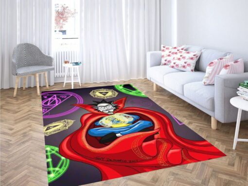 Rick And Morty Mystical Doctor Rick Rug