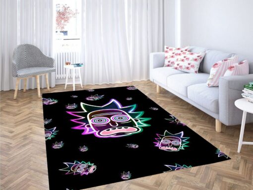 Rick And Morty Neon Rick Vibe Rug