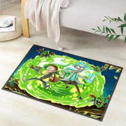 Rick and Morty Portal Adventure Doormat Home