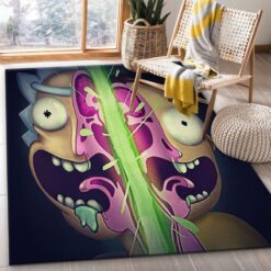 Rick and Morty Portal Chaos Rug