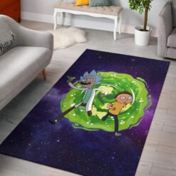 Rick and Morty Portal Chase Rug