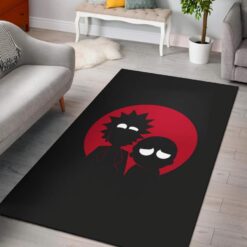 Rick and Morty Red Eclipse Rug