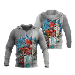 Rick And Morty Rick's Brainy Skull Hoodie