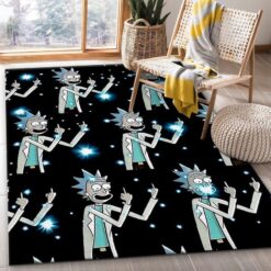 Rick And Morty Rick's Interdimensional Chaos Rug