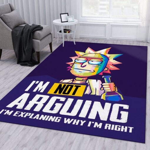Rick and Morty Rick’s Right to Speak Rug