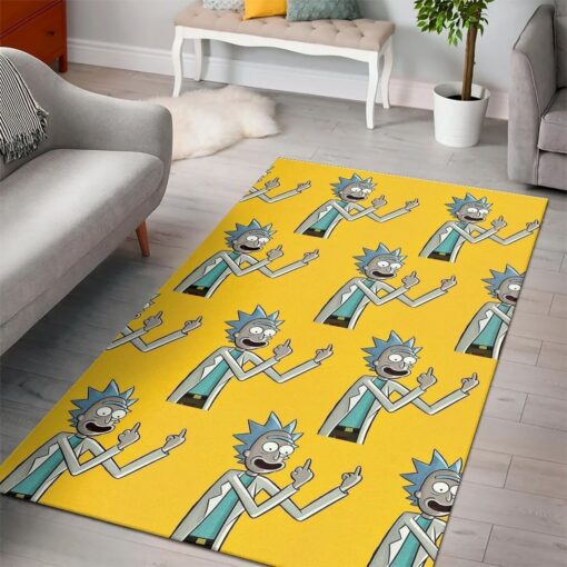 Rick And Morty Rick's Wild Ride Rug