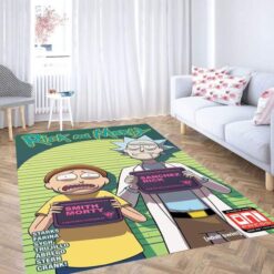 Rick And Morty Smith & Sanchez Retro Rug