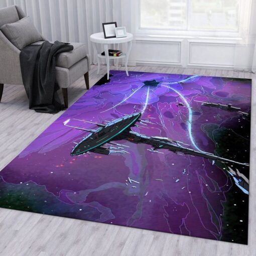 Rick and Morty Space Conflict Rug