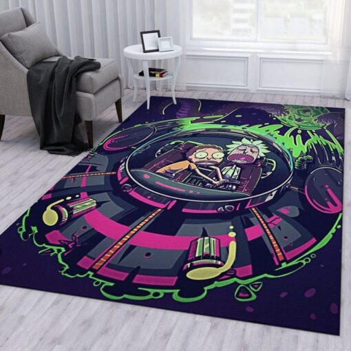 Rick and Morty Space Escape Rug