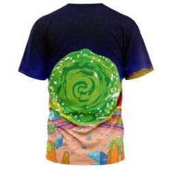 Rick and Morty Tiger Portal Adventure Shirt back
