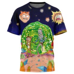 Rick and Morty Tiger Portal Adventure Shirt front