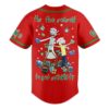Rick and Morty Tis the season to Get Schwifty Baseball Jersey back