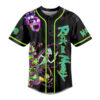 Rick And Morty To Live Is To Risk It All Baseball Jersey front
