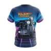 Rick And Morty To The Future Neon Shirt back