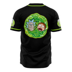 Rick and Morty Trippy Cosmic Rick Baseball Jersey back
