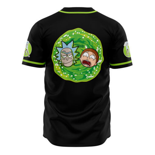 Rick and Morty Trippy Cosmic Rick Baseball Jersey back