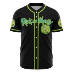 Rick and Morty Trippy Cosmic Rick Baseball Jersey front