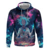 Rick and Morty Trippy Cosmic Rick Hoodie front