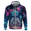 Rick and Morty Trippy Cosmic Rick Zip Hoodie