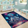 Rick and Morty Trippy Cosmic Rick Rug