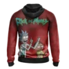 Rick And Morty Ugly Fingers Red Hoodie back