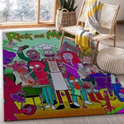 Rick and Morty Wacky Crew Rug
