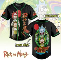 Rick and Morty We All Float Down Here Baseball Jersey