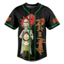 Rick and Morty We All Float Down Here Baseball Jersey front