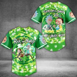 Rick and Morty Weed Outlaws Baseball Jersey